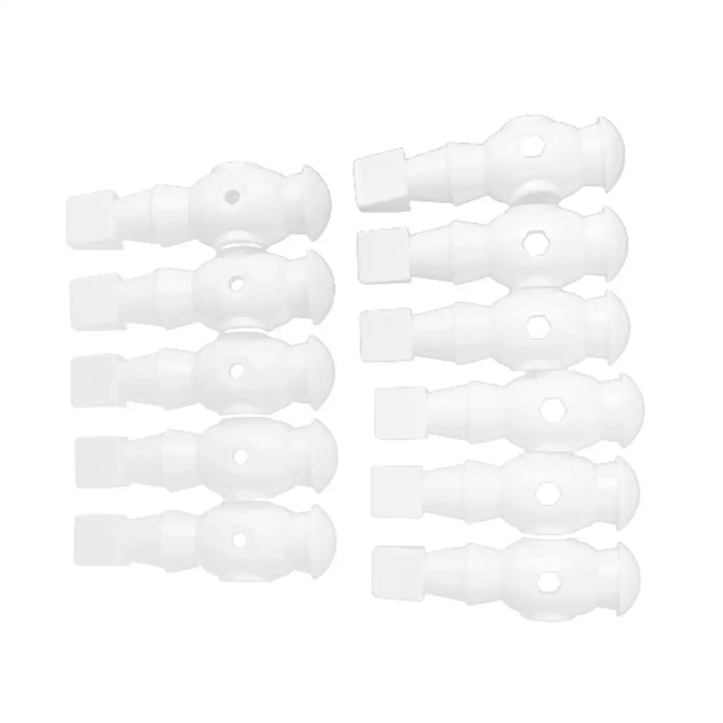 Plastic Foosball Players Indoor Game Foosball Man Parts Components 11Pcs table football game tabletop soccer game