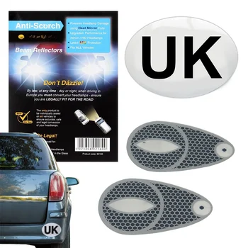 Deflettori per fari auto, convertitori per fari, adattatori anti-scottatura, accessori protettivi da viaggio per auto, per tutti i veicoli