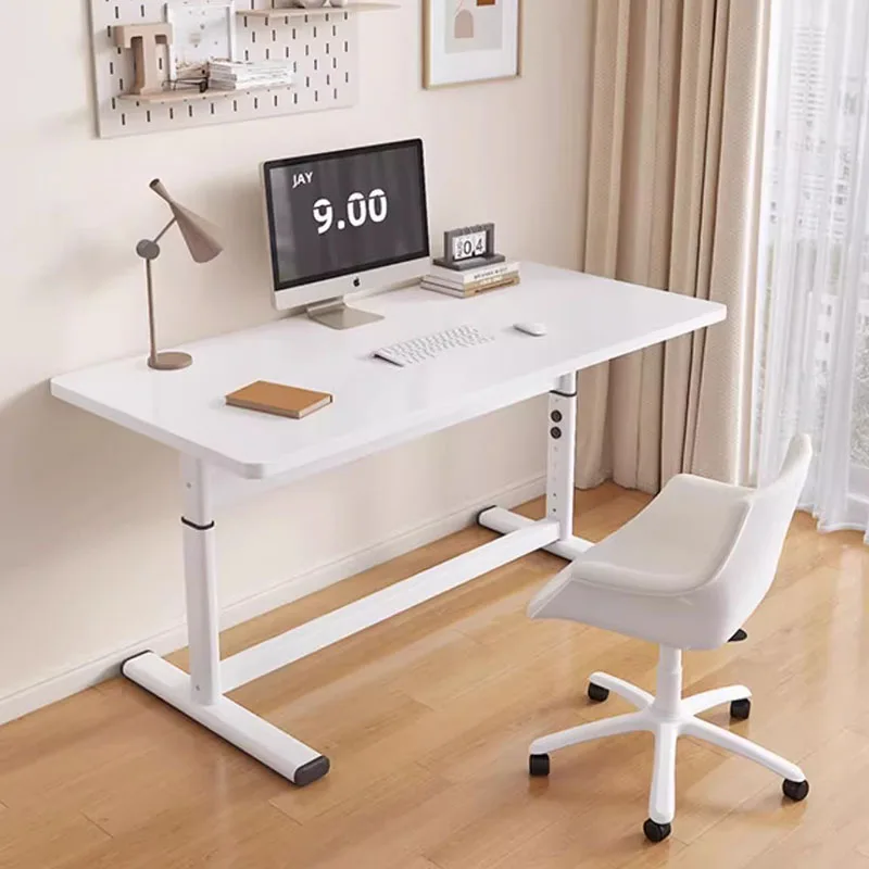 Vanity White Office Desk Small Adjustable Writing Student Study Computer Desks Floor Legs Escritorios De Ordenador Furniture