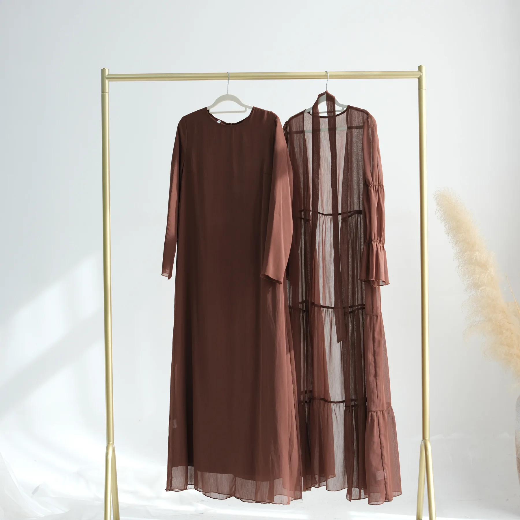 2pcs-Brown