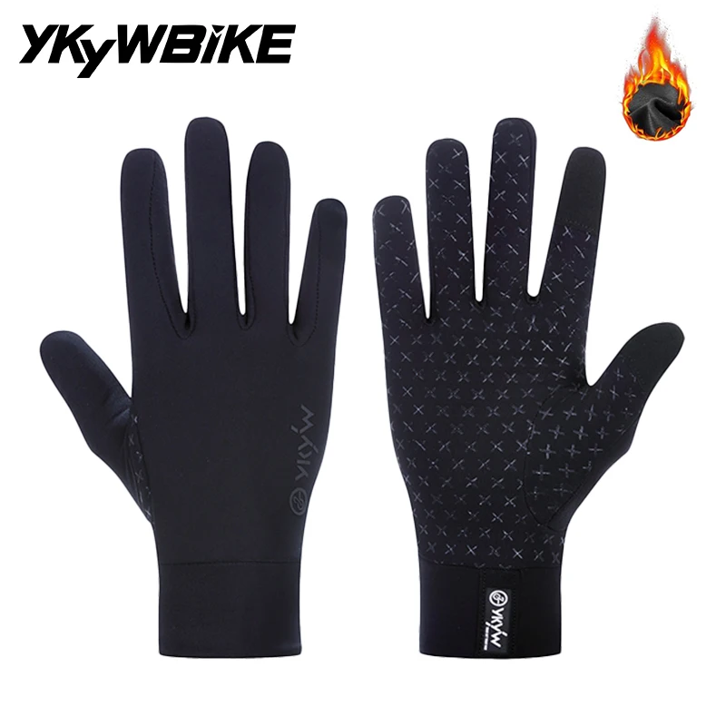 Unisex Winter Touchscreen Cycling Gloves – Water Resistant, Windproof & Anti-Slip