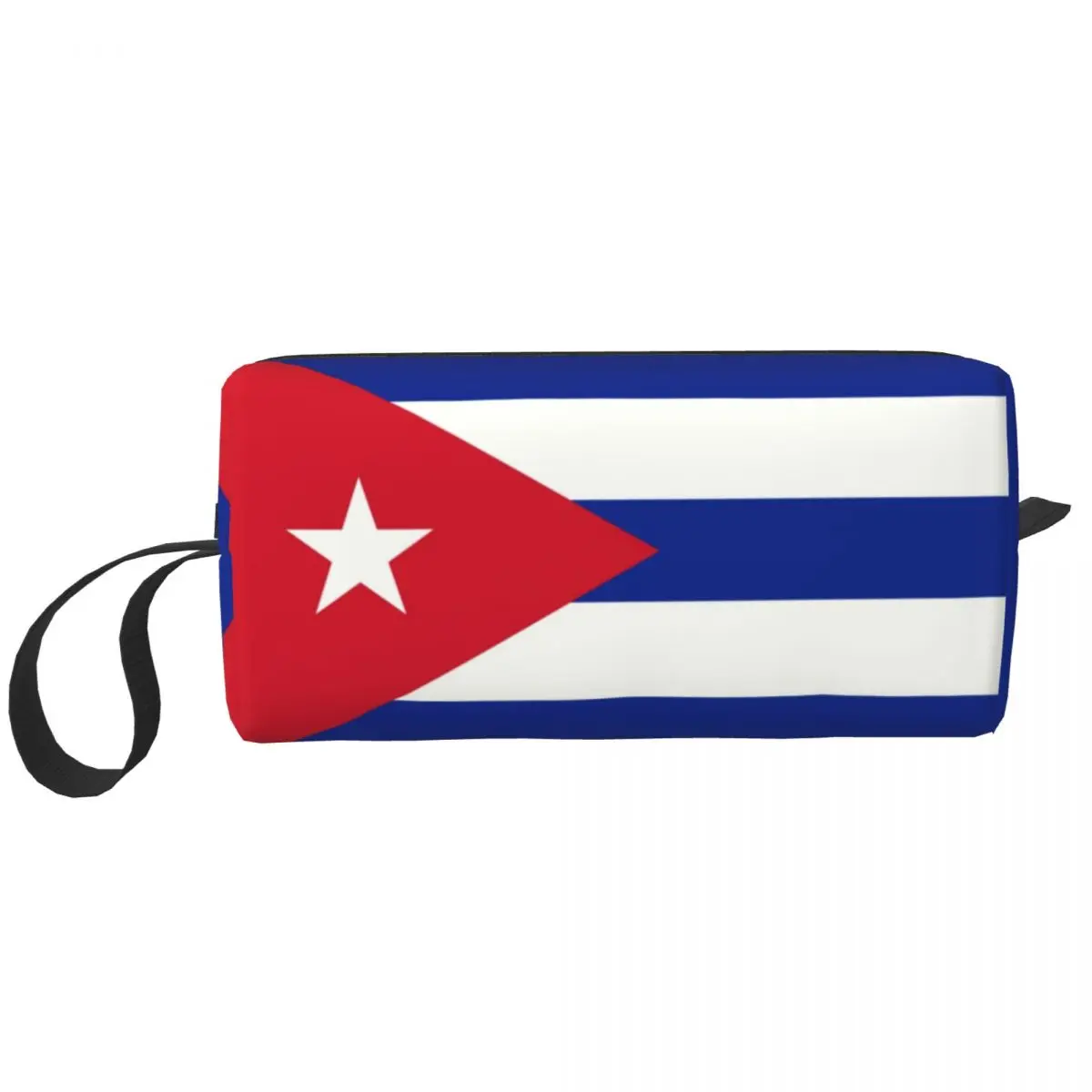 

Flag Of Cuba Cosmetic Bag Women Kawaii Big Capacity Cuban Patriotic Makeup Case Beauty Storage Toiletry Bags