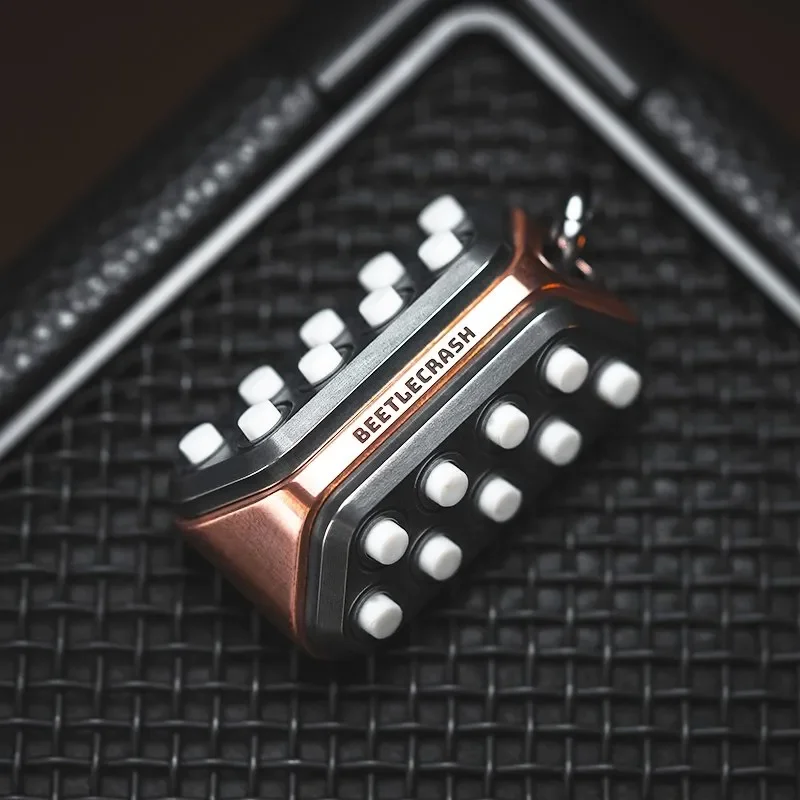 LAUTIE EDC Beetle Crash & Strawberry Crash Metal Push P o p Bubble