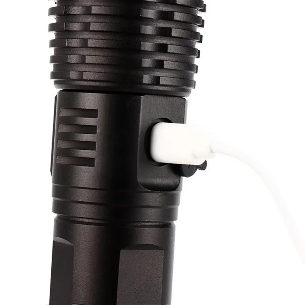 Description Picture 3 of itemPowerful LED Flashlight Super Bright Rechargeable Portable Ultra Power lamp Outdoor Emergency Camping Lantern