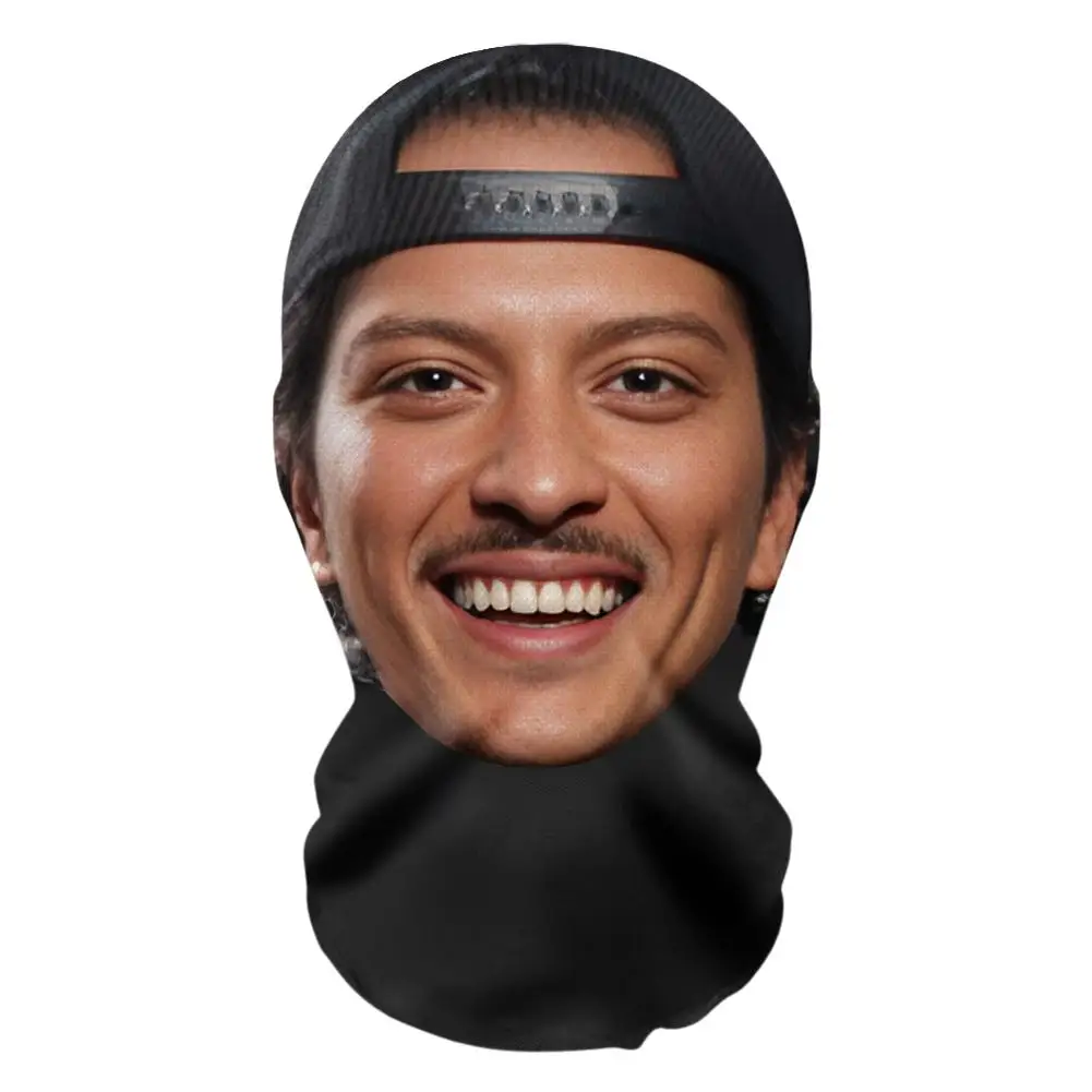 3D Printed Full Face Celebrity Character Cosplay Mask