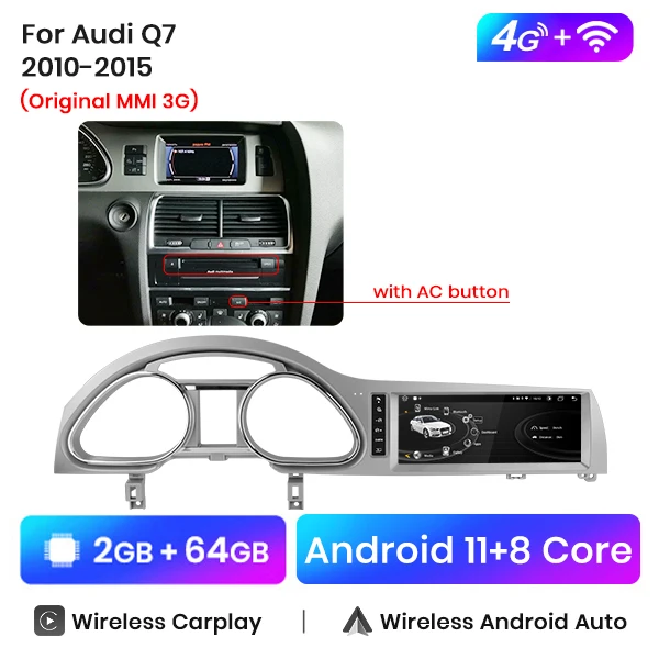 Junsun Android 11 10.25 Inch Wireless CarPlay Car Radio Multimedia For ...