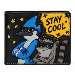 Men's Luxury Bifold Wallet - Premium PU Leather Wallet and Card Holder (Black)
