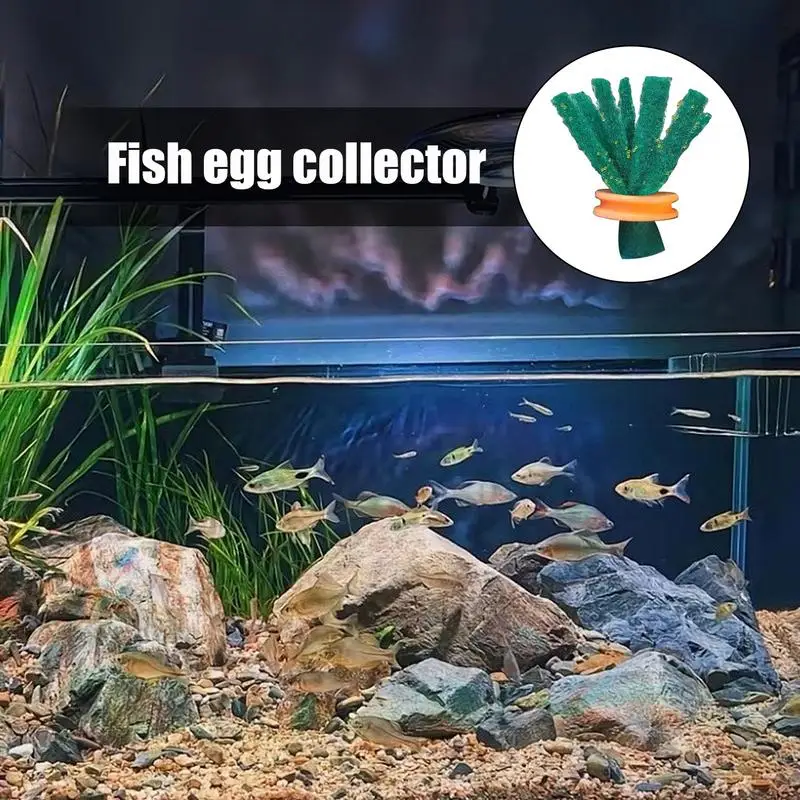 Fish egg collector Hatchery Spawning Mop 10Pcs Spawning Mop For Fish Aquarium Bucket Adornment Aquarium Hideout Breed Breeding