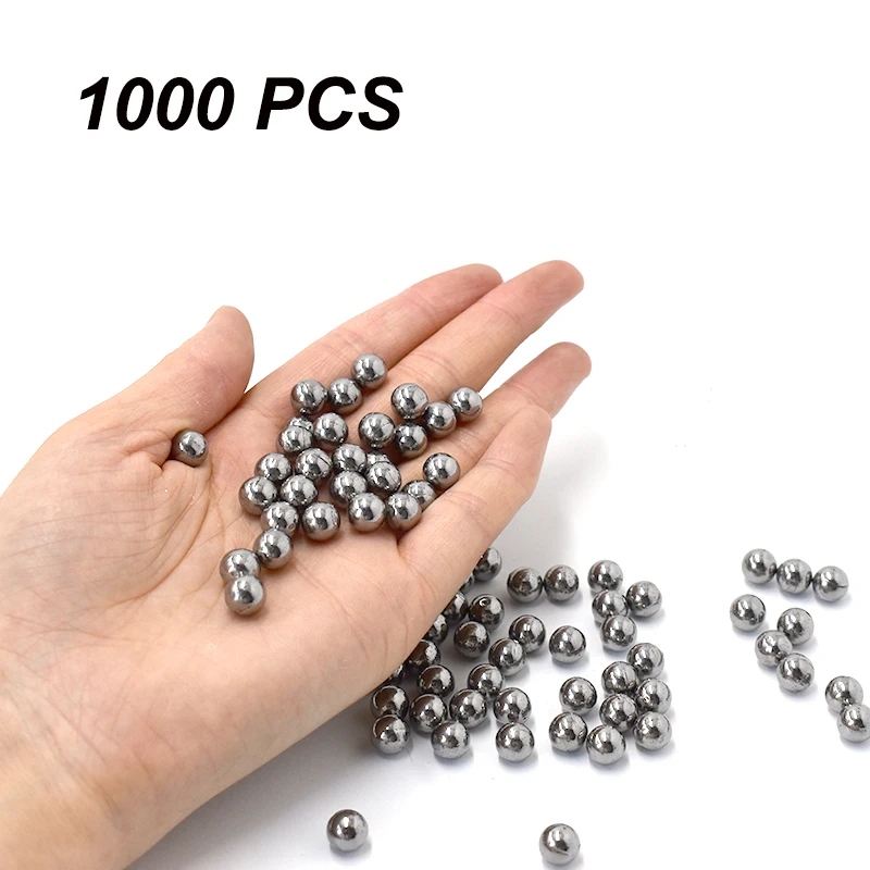 Steel Ball 1000 Pcs/Set 6mm/0.24inch Slingshot Hunting Ball Accessories Shooting Accessories Catapult Hunting Ammo Bow