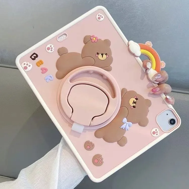 Durable Silicone Kids Tablet Cover - Vibrant Protective Case