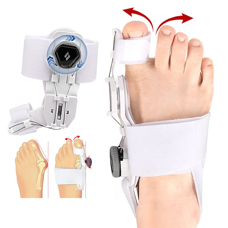 Toe Separators Bunion Corrector Unisex Foot Hallux Valgus Braces Rotatable Adjustable Pedicure Finger Toe Corrector