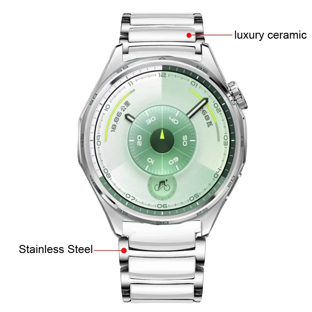 Ceramic Wristband for Smartwatches - 22mm/20mm, Comfortable Design