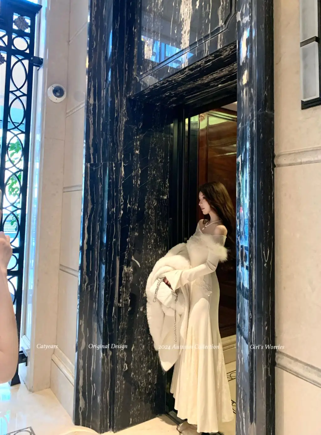 Vestidos de punto nuevos de otoño e invierno para mujer, cuello alto, manga acampanada, encaje de retazos, corte sirena, moda coreana, Vestidos para mujer