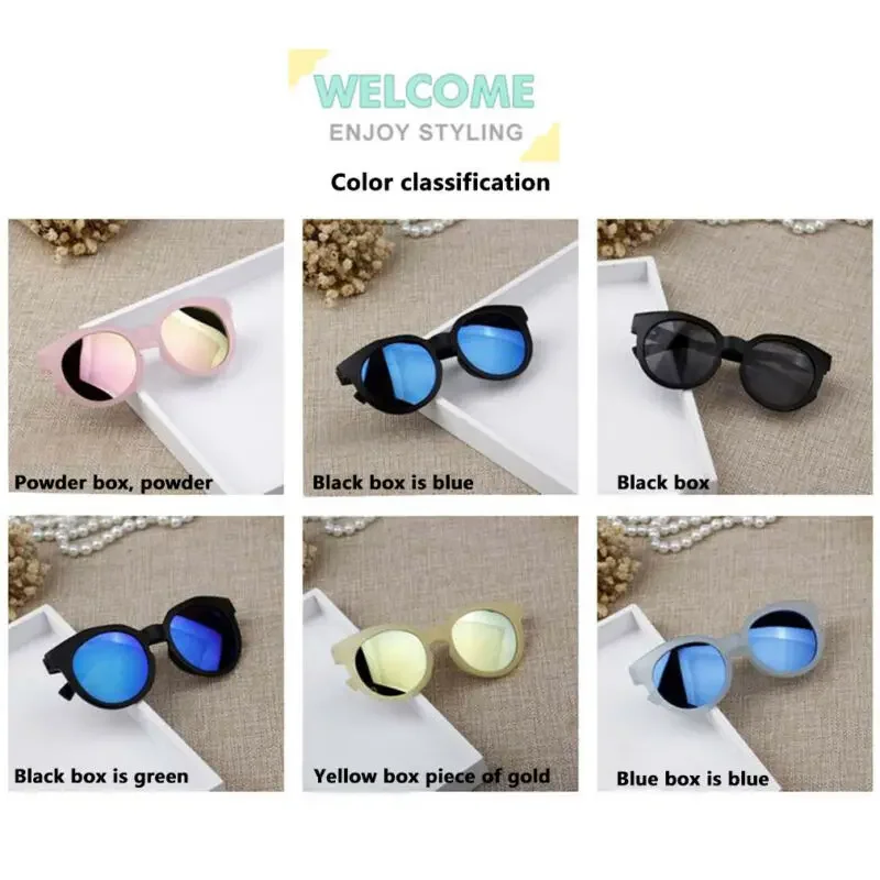Women Sunglasses MOONBIFFY Children Boys Girls Kids Sunglasses Shades Bright Lenses UV400 Protection Lovely Baby Sunglasses 2-8Years