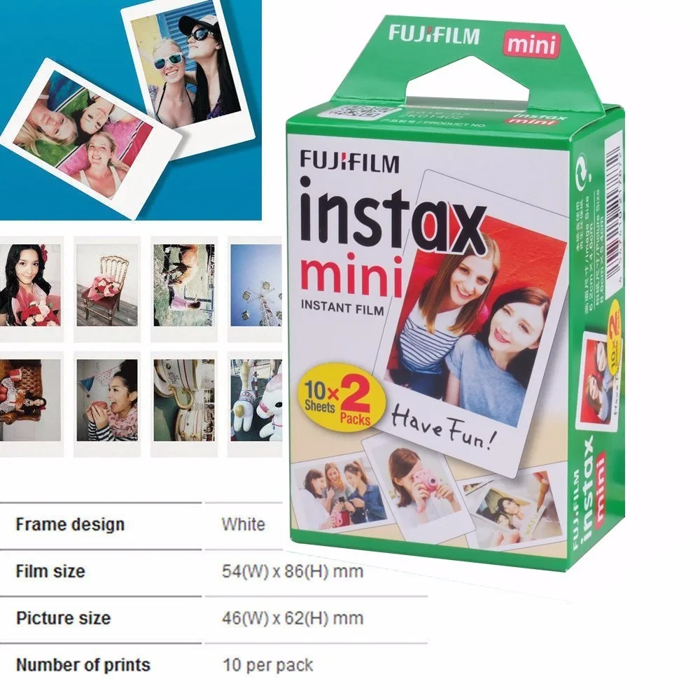 Instax Mini11 7 + 9 25 40 90 70 인스턴트 카메라 Sp-2 링크 Liplay Fuji 인스턴트 필름 사진 용 200 매 후지 필름