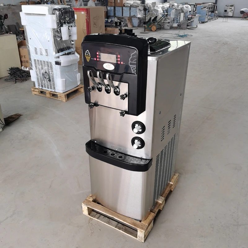 

Commercial Stainless Steel Frozen Yogurt Machine Using Ice Machine Hardness Adjustable 7 Days Freshness