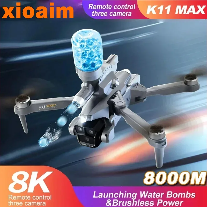 Для бесщеточного дрона Xiaomi K11Max с мотором для переноски боеприпасов версии три камеры для дрона высокой четкости для аэрофотосъемки