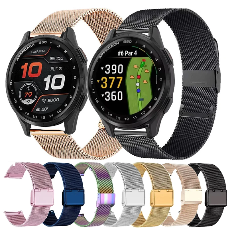 Elegant Mesh Loop Metal Band - 22mm/20mm