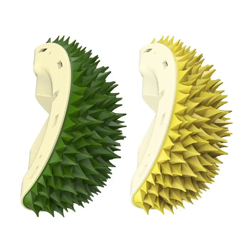 Cat Self Groomer Cat Corner Scratcher Self Grooming Cat Brush Cat Corner Scratcher Durian Shape Wall Corner Scratcher Massage