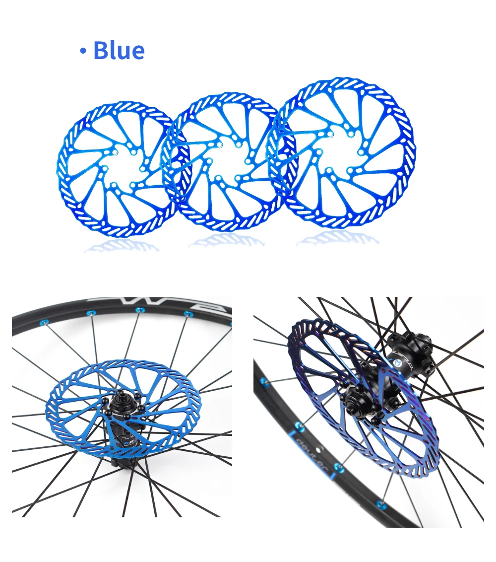 CHOOEE Bicycle Brake Rotors,Steel 160mm/180mm/203mm MTB Road Bike Disc Brake Rotor,For SHIMANO SRAM Centerline
