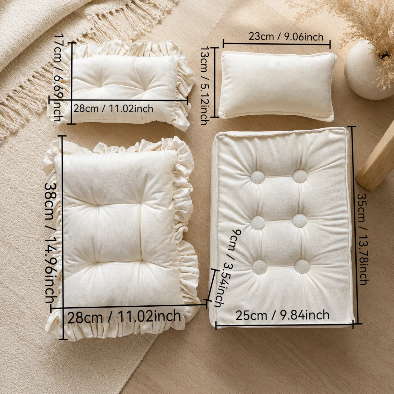 Accessori per Fotografia Neonati, Mini Letto in Legno, Arredamento per Servizi Fotografici, Letto Staccabile in Corda Intrecciata Stile Boho per Studio - immagine 6
