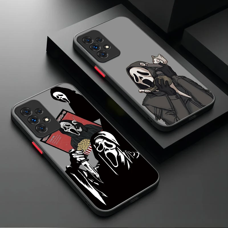 Scary Death Scream Ghost Soft Phone Case