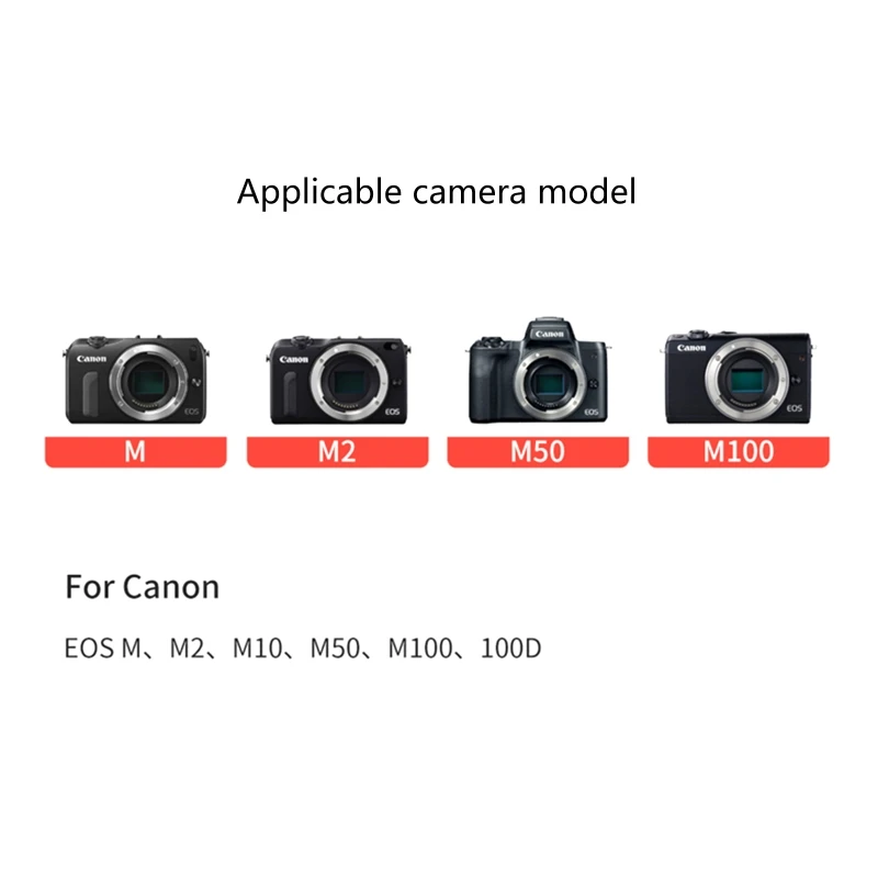 Power Adapter for DC Coupler LP-E12 Dummy Battery Charger Kit for M M2 M10 M50 100D Digital Cameras Replacement