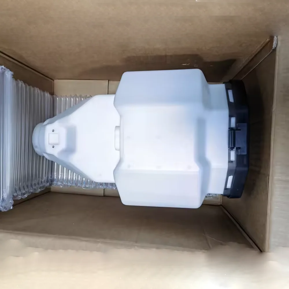 Réservoir à granulés 40L pour drone agricole EFT 2026, vue arrière montrant les connecteurs électriques