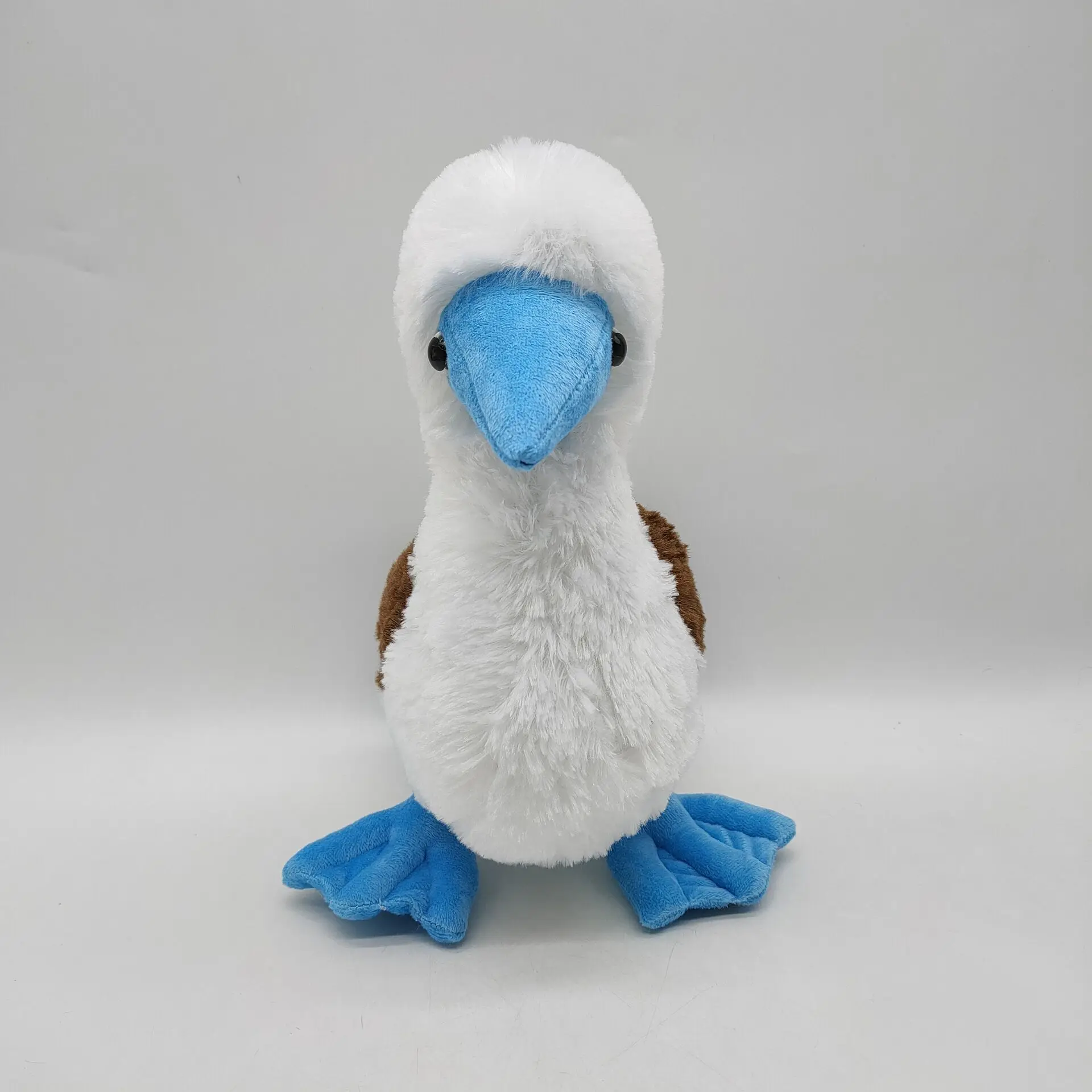 2020 cross-border new 1 blue foot booby cartoon plush toy 27 cm, birthday gifts children toys Christmas gifts room decoration pi cross border new iron art agave plant ornaments blue 65 cm