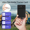 Smart Card Tracker Work with Apple Find My App Wireless Rechargerable Anti Lost Item Locator for Luggage Bluetooth Tracker GPS 2
