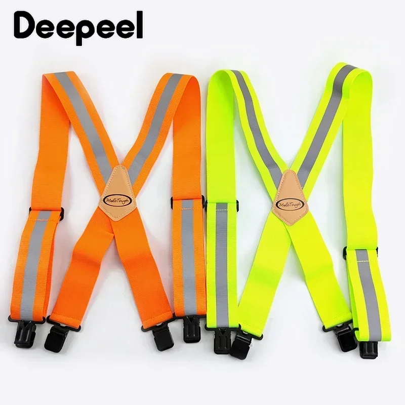 Men's suspenders 4clips braces leather suspensorio Adjustable Tirantes Belt  Strap bretelles ligas3.5*115cm 10 colors - AliExpress