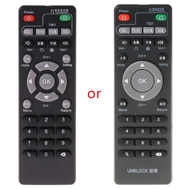 

Remote for TV Set-Top Box, Remote Control for Unblock Tech Generation 1/2/3