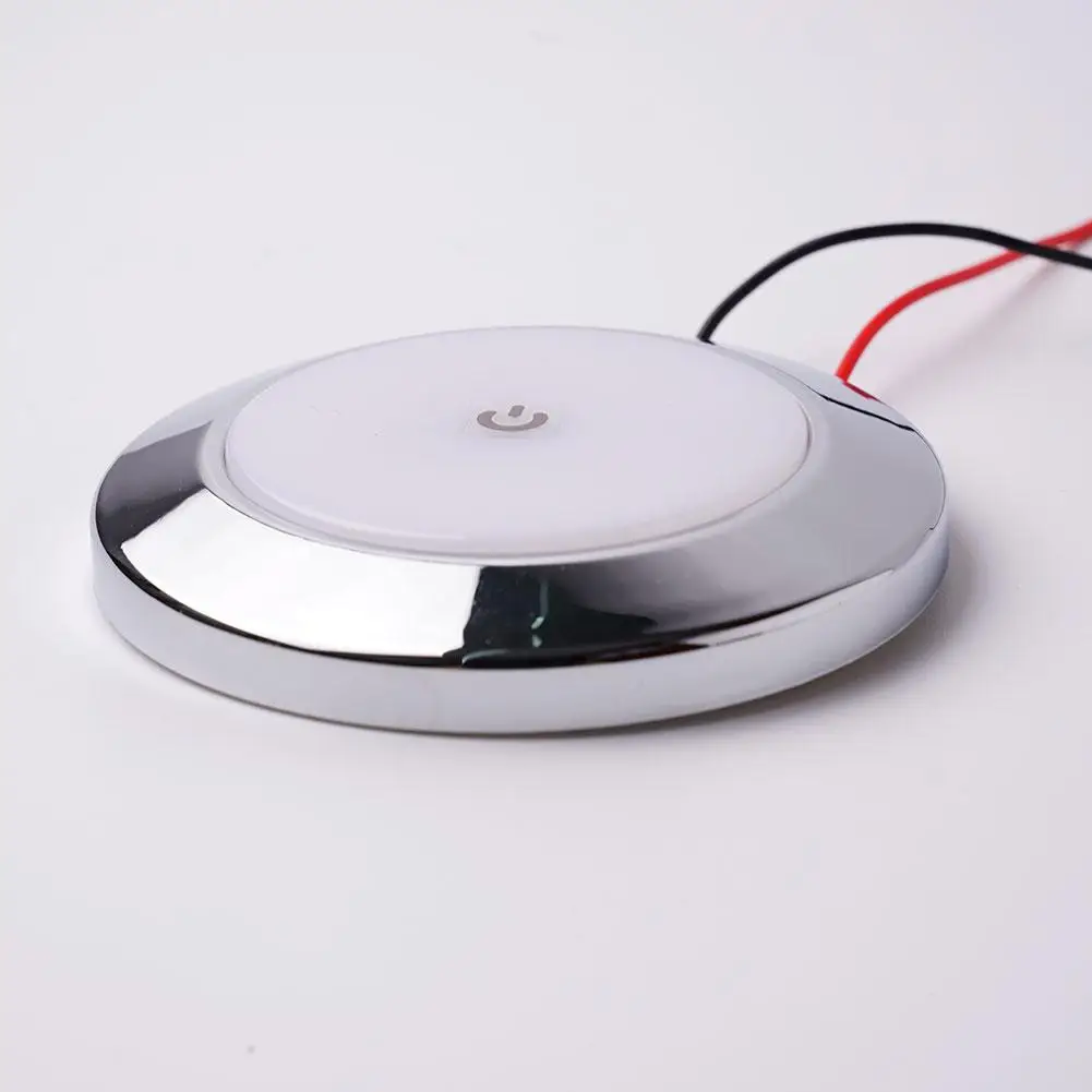 12V Car Interior Ceiling Light LED White Touch Light Reading Roof Ceiling Dome Lamp For Camper Van Caravan Motorhome Boat rv lamp