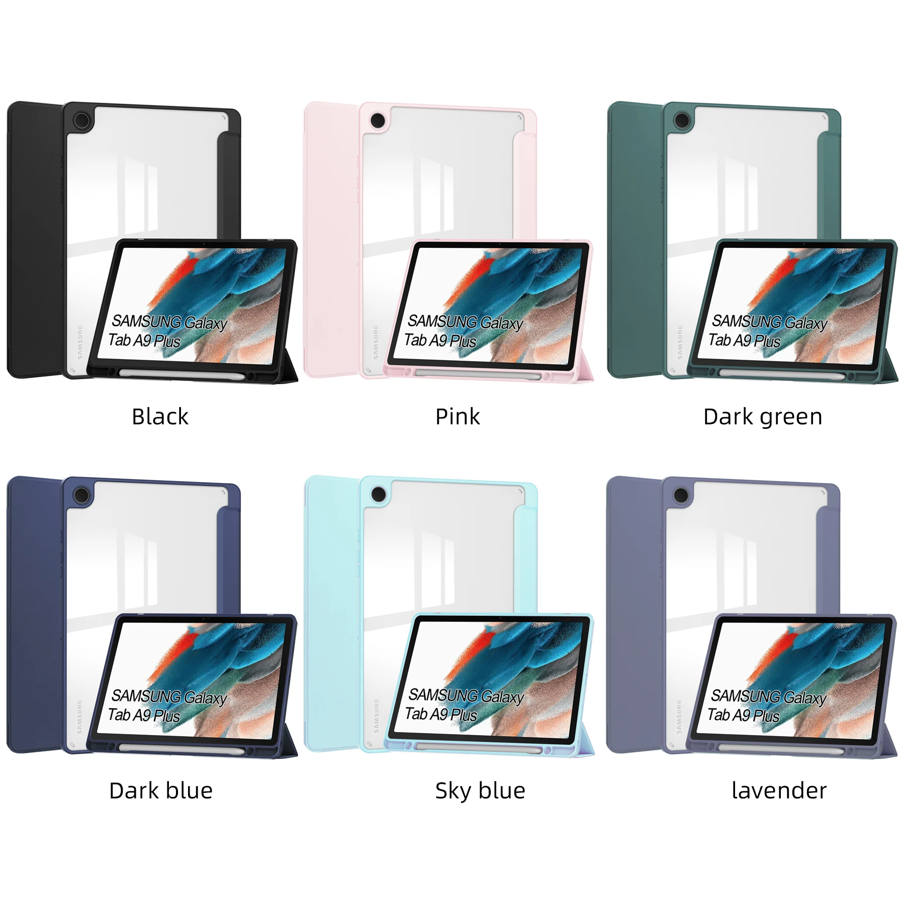 For Galaxy Tab A9 Plus(x210/x216/x218) Tablet Case - Temu