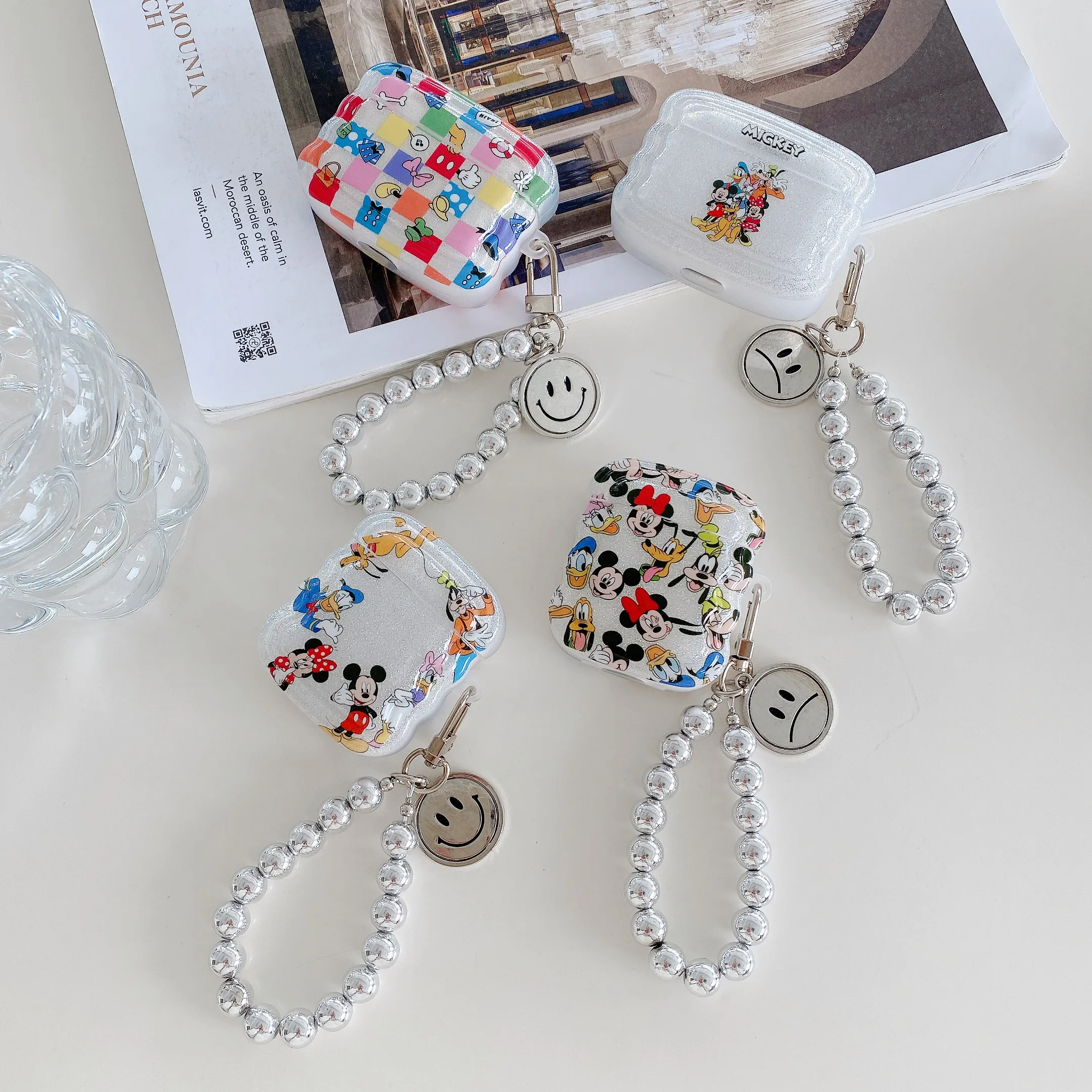 

Disney Mickey Minnie cute cartoon Case for Apple AirPods 1 2 3 Pro Cases Cover For IPhone Bluetooth Earbuds Earphone Case
