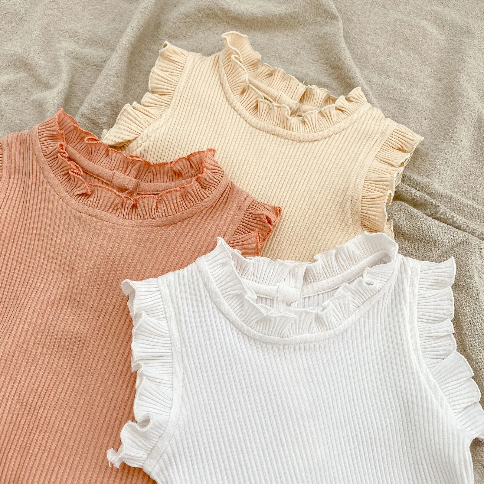 Baby Girl Ruffle Bodysuit Set 2