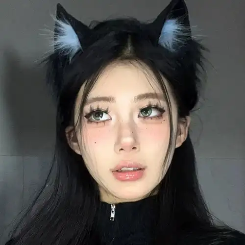 Plush Cat Ear Headband Cartoon Black Plush Hair Band Anime Cosplay Props Cute Hairband Headwear Party Hair Accessories - Image 3