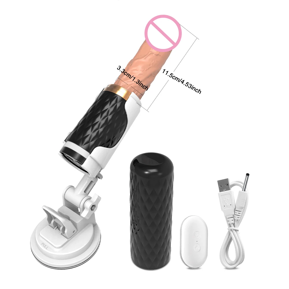 Remote Control Automatic Thrusting Heating Vibrator/Dildo