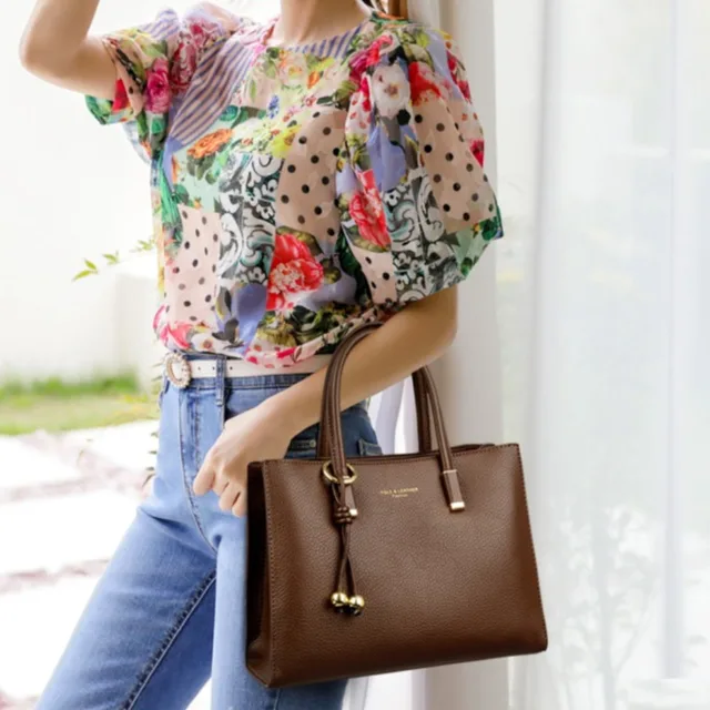 Genuine Brand Top Quality Leather Shoulder Crossbody Bags for Women Luxury Handbags Women Bags Designer Large Capacity Tote Bag 4
