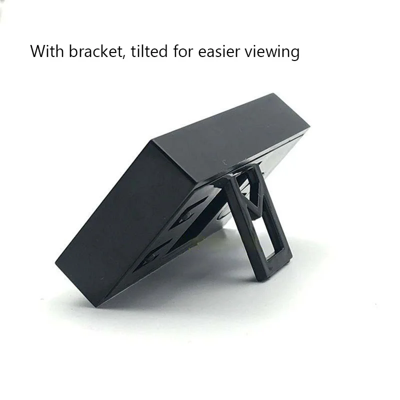 Wall Clock Electronic Wall Clock Stickable Large Screen Home Digital Display wall clock Mini Car Electronic Clock Room Desktop Table Clocks
