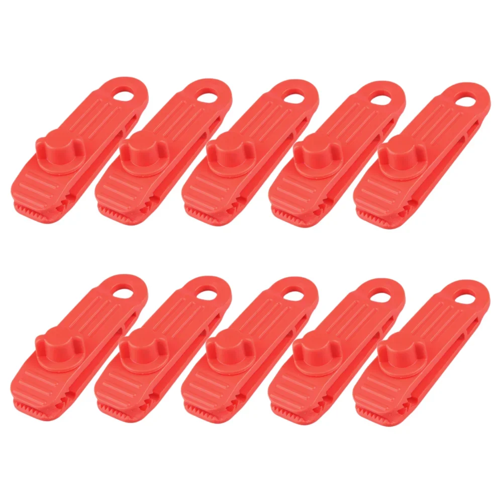 Xinlie Tarp Clips Morsetti per Tende da Campeggio Antivento Morsetti per Tende da Campeggio Morsetti Plastica Vento Corda Clip per Tende da Coccodrillo in Plastica Set di Clip per Attività (50PCS