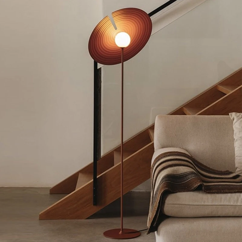 

Modern minimalist living room sofa decorative floor lamp designer bedroom bedside led study entryway vertical lamps