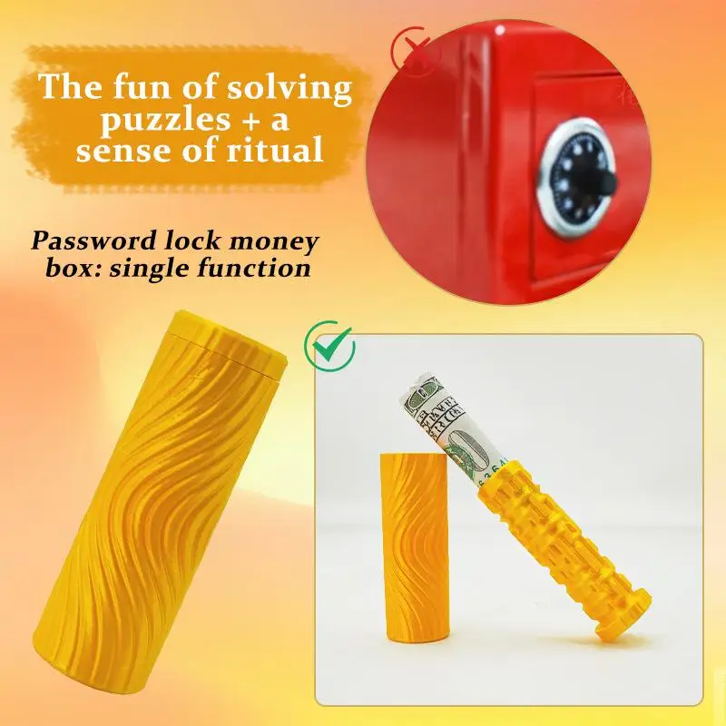 C Nuovo salvadanaio puzzle con labirinto nascosto, regalo di compleanno personalizzato e creativo per le vacanze._voghion.com