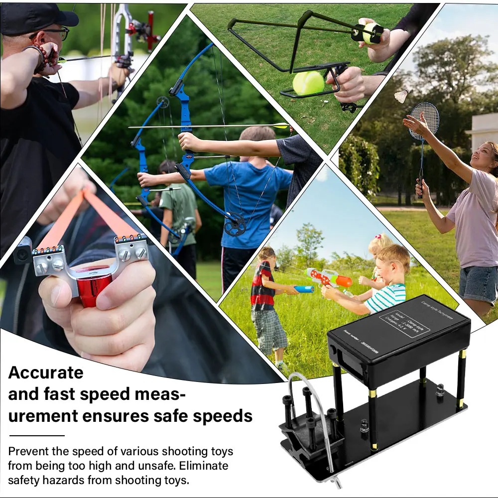Multifunctional Shooting Speed Meter Ball Velocity Energy Measurement Chronograph Bullet Speed Tester