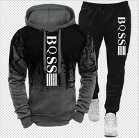 Ensemble à capuche d'hiver, pantalons, vêtements de jogging décontractés, vêtements de sport, vêtements de sport 3