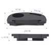 1Pcs Recliner Folding Chair Tray Drink Holder Portable Side Tray Breakfast Black Khaki Beach Chair Cup Holder 6