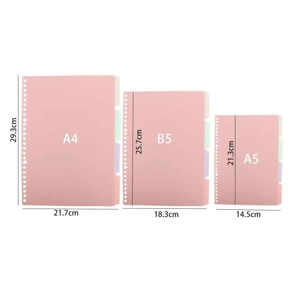 Multifunctional Loose-Leaf Notebook with Divider Pages