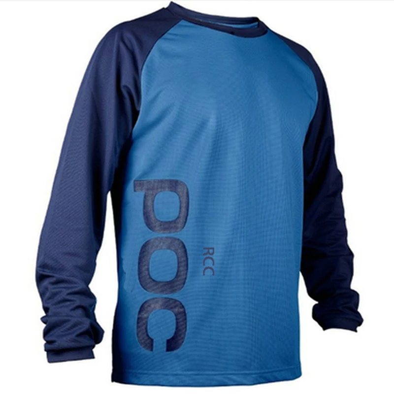 Bike Cycling Jersey RCC POC Motocross Downhill Mtb T-Shirt Motorcycle Fishing
