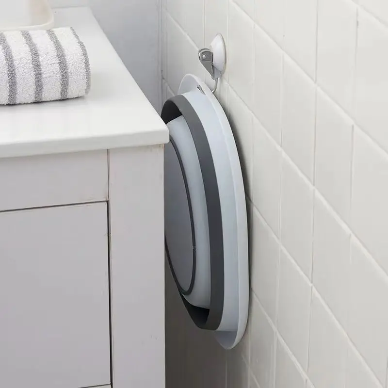 Description Picture 3 of itemFoldable Washbasin Portable Travel Plastic Washbasin Household Storage Folding Laundry Washbasin