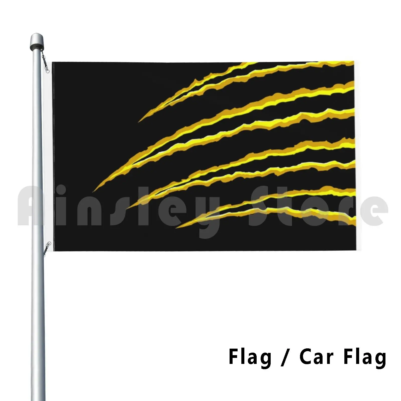 Tiger Claws Flag Car Flag Printing Custom Go Tiges Tigers Byrd Premierment Mcg Aussie Rules
